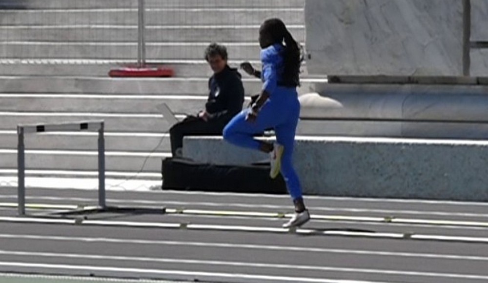 Atletica: l'ostacolista azzurra Ayomide Folorunso allo Stadio dei Marmi per una giornata di test