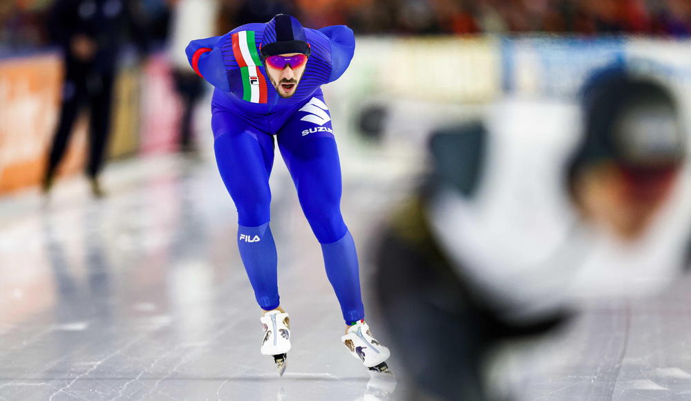 Coppa del Mondo, Davide Ghiotto centra il podio a Pechino: secondo sui 5.000 metri