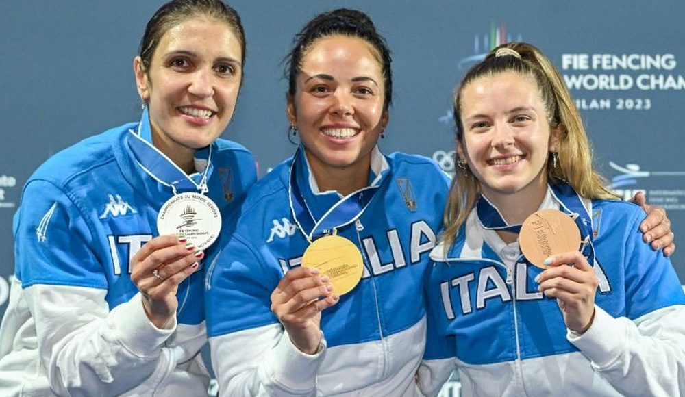 Mondiali di Milano: Volpi vince l'oro nel fioretto, sul podio anche Errigo e Favaretto. Di Veroli d'argento nella spada