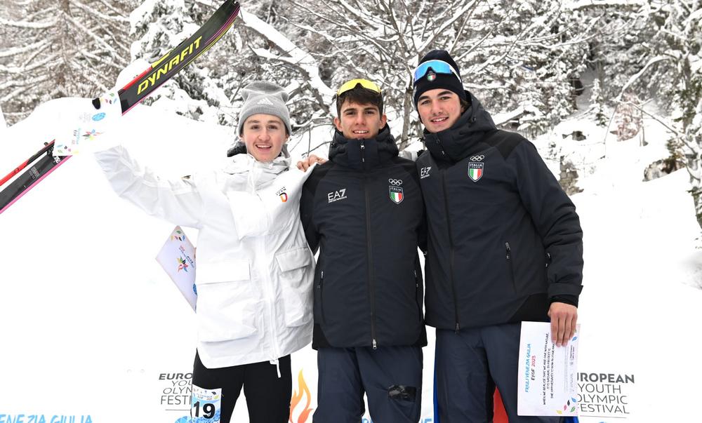 Pioggia di medaglie a EYOF 2023. Fondo, sci alpinismo e combinata spingono l'Italia nel medagliere