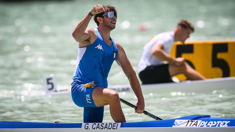 Gabriele Casadei stappa la Coppa del Mondo con il secondo posto nel C1 1000 di Szeged Gabriele Casadei stappa la Coppa del Mondo con il secondo posto nel C1 1000 di Szeged