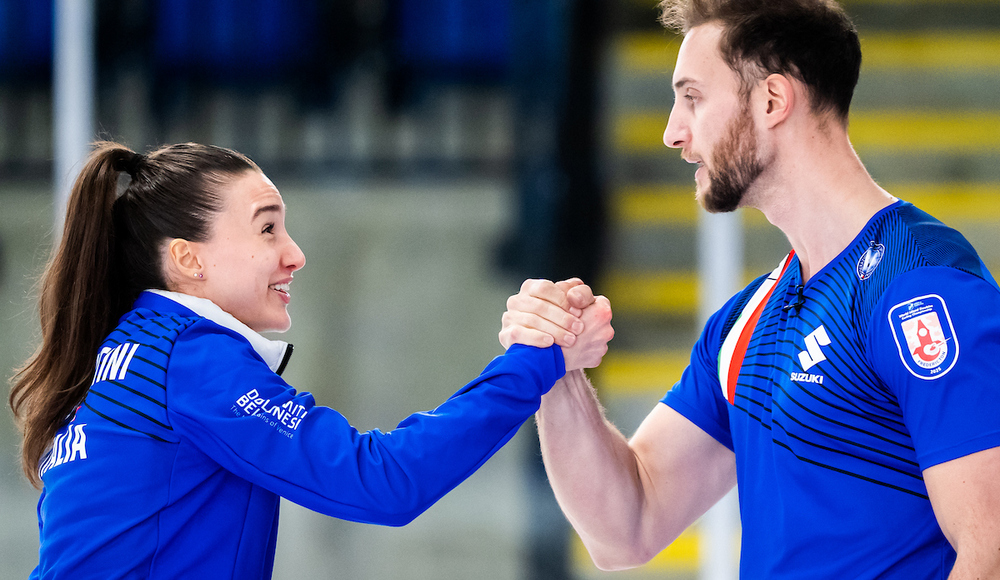 Mondiali di doppio misto, Constantini-Mosaner straripanti: superano l'Estonia 7-6 all'extra-end e volano in finale per l'oro Mondiali di doppio misto, Constantini-Mosaner straripanti: superano l'Estonia 7-6 all'extra-end e volano in finale per l'oro