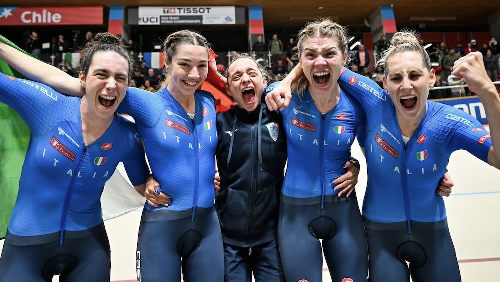 Mondiali di Santiago del Cile: l’Italia trionfa nell’inseguimento femminile Mondiali di Santiago del Cile: l’Italia trionfa nell’inseguimento femminile