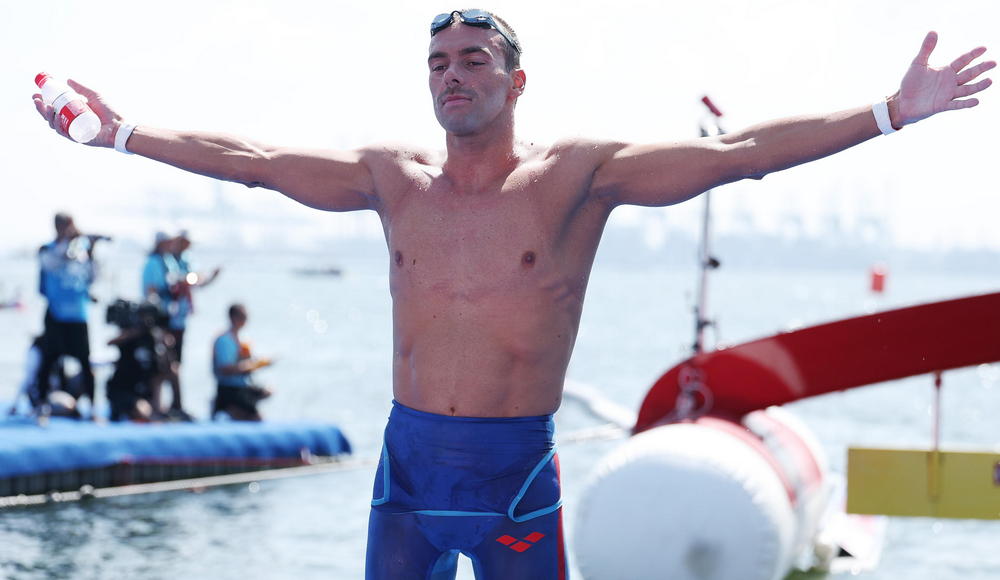 Mondiali: Gregorio Paltrinieri e Ginevra Taddeucci d'argento nelle 10 km di apertura a Singapore Mondiali: Gregorio Paltrinieri e Ginevra Taddeucci d'argento nelle 10 km di apertura a Singapore