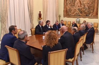 Bach (CIO) incontra i vertici dello sport italiano e il Sottosegretario Giorgetti