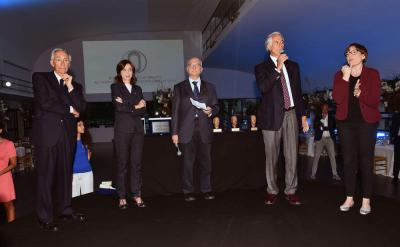 Cagnotto, Conti e Clapcich ritirano il Premio Onesti