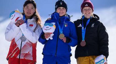 Gangwon 2024, day 5: storico oro della portabandiera Tabanelli nel freeski, fa festa anche la staffetta mista di biathlon