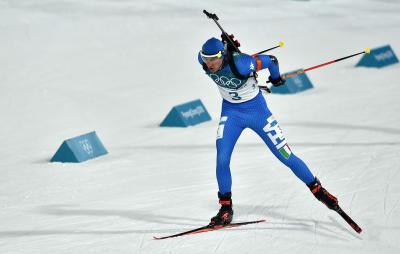 Italians competing in biathlon and women's luge