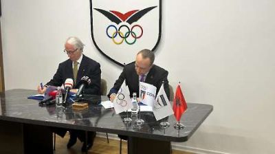 Malagò a Tirana, siglato protocollo di cooperazione con Comitato olimpico albanese. Poi incontro con premier Rama