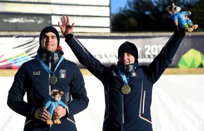 Schwarz-Gufler regalano all'Italia il primo oro a Lillehammer 2016