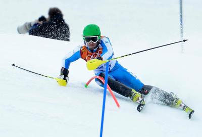 Sci alpino slalom maschile 1. manche