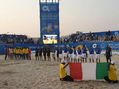 World Beach Games, esordio vincente per gli azzurri del Beach Soccer