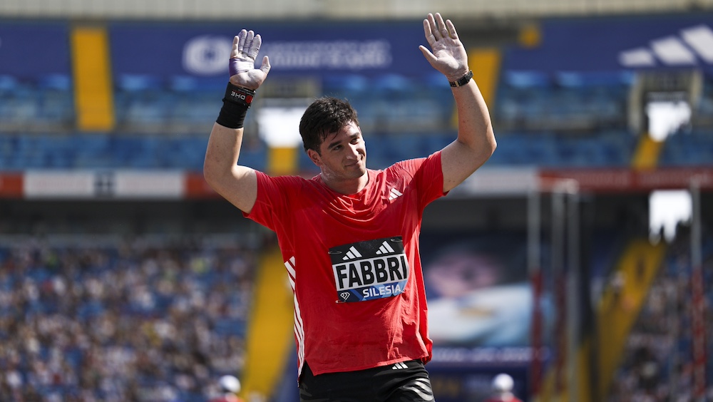 Diamond League, getto del peso: secondo posto per Leonardo Fabbri a Chorzow