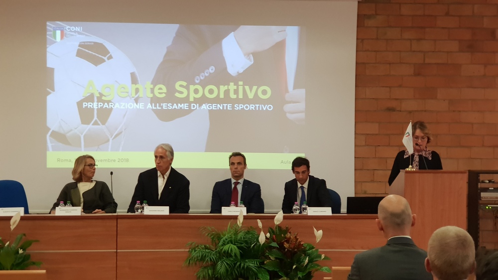 Malagò e Mornati all'apertura del Corso di preparazione all’esame di Agente Sportivo