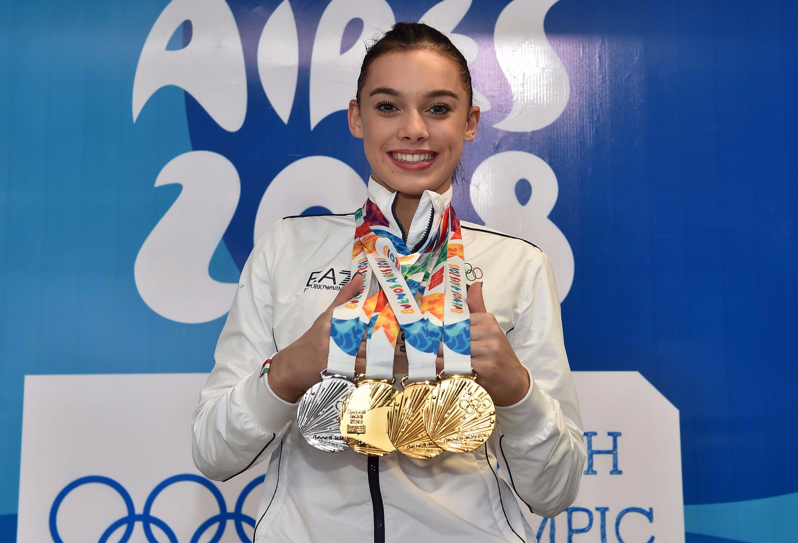 YOG: Villa, tris d'oro nella ginnastica. Bronzi di Musci (peso) e Filoni (dunk contest) 