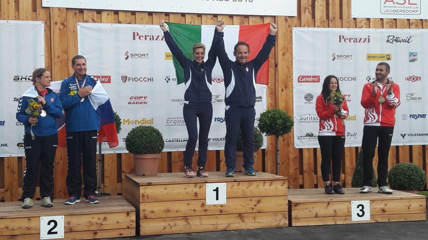 Rossi - Pellielo campioni d’Europa e primatisti mondiali del Trap misto