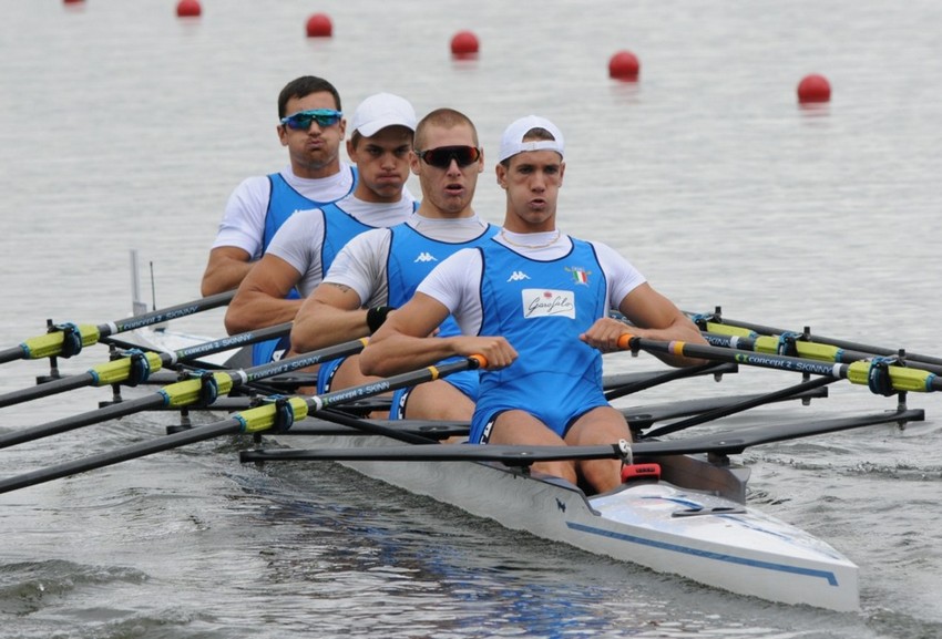 Quattro di coppia sul tetto d'Europa. Bronzo per il due senza femminile