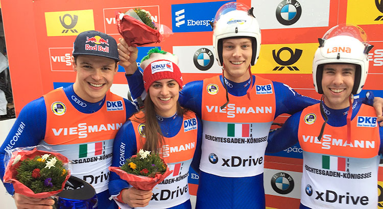 Coppa del Mondo, l'Italia vince la team relay di Koenigssee