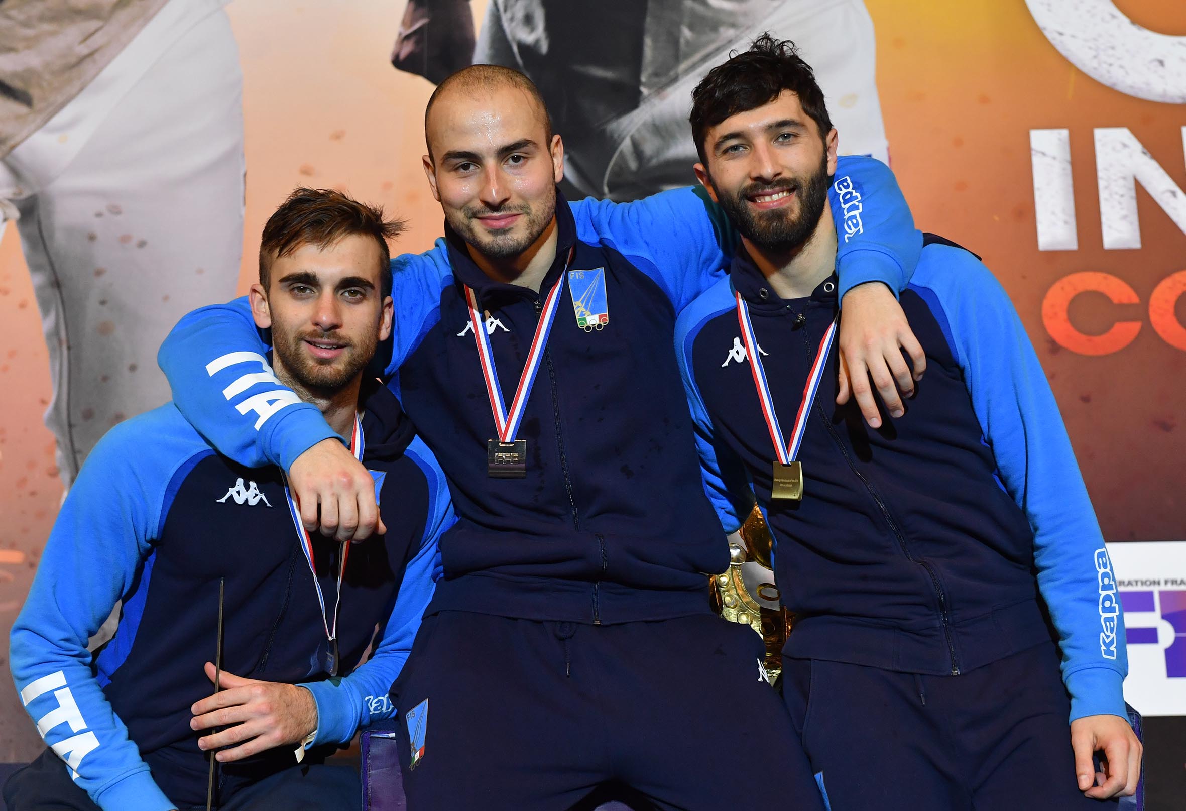 tripletta italiana Parigi2018