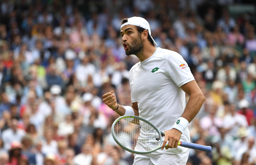 Berrettini entra nella storia. E’ il primo azzurro in finale a Wimbledon. Malagò: "Matteo, hai reso orgoglioso un intero Paese"