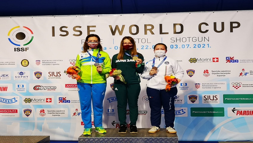 Coppa del Mondo, Sofia Ceccarello terza nella carabina 10 metri a Osijek