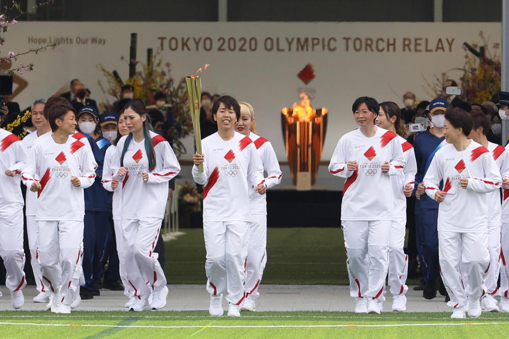 Flame in full bloom on first day of Olympic Torch Relay