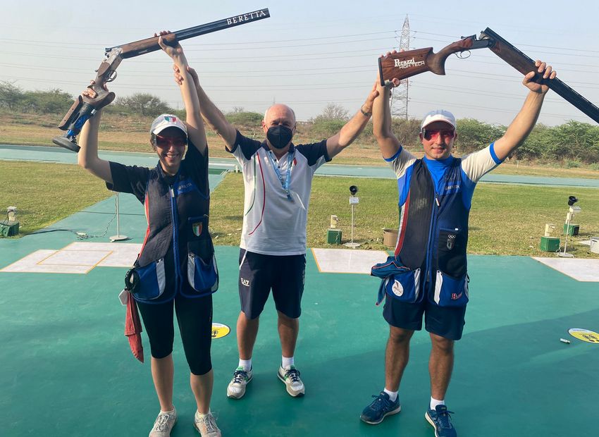 Coppa del Mondo: Italia ancora sul podio a Nuova Delhi, Iezzi-Grazini vincono nel Trap Mixed Team