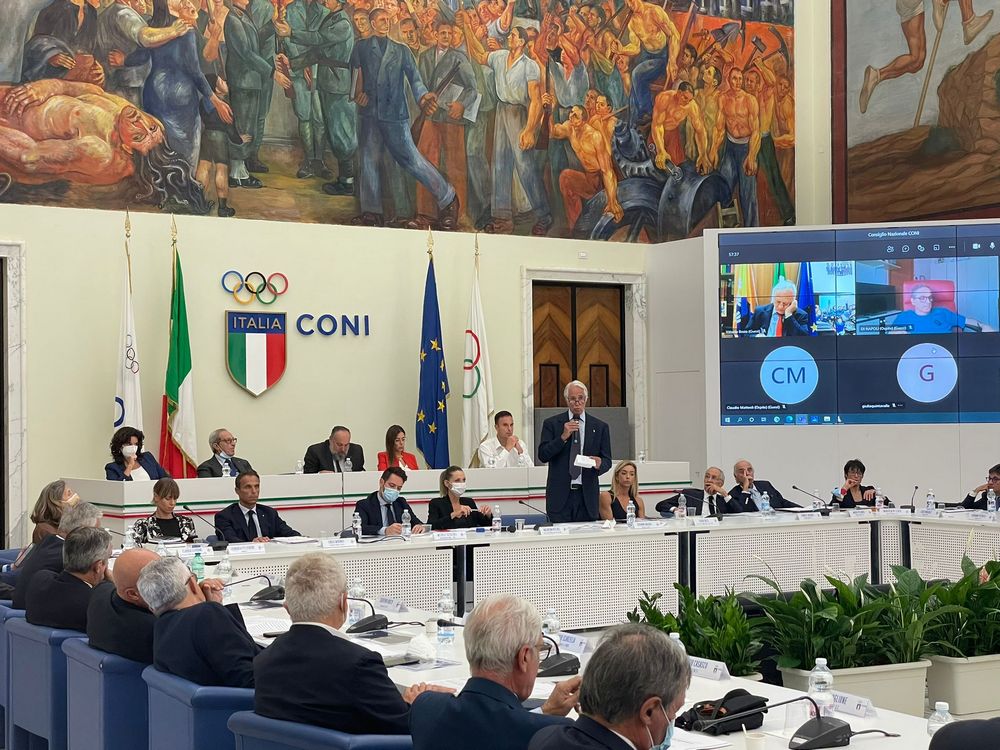 Comunicato del Consiglio Nazionale. Presente il Sottosegretario con delega allo Sport Valentina Vezzali