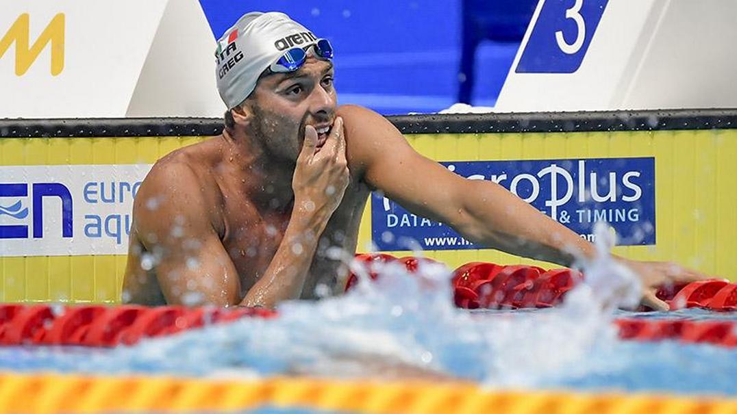 Europei: Doppietta negli 800 sl con Paltrinieri argento, Detti bronzo. Nei 50 rana Pilato da record mondiale, Martinenghi di Bronzo. Terza la staffetta 4x100 sl mista