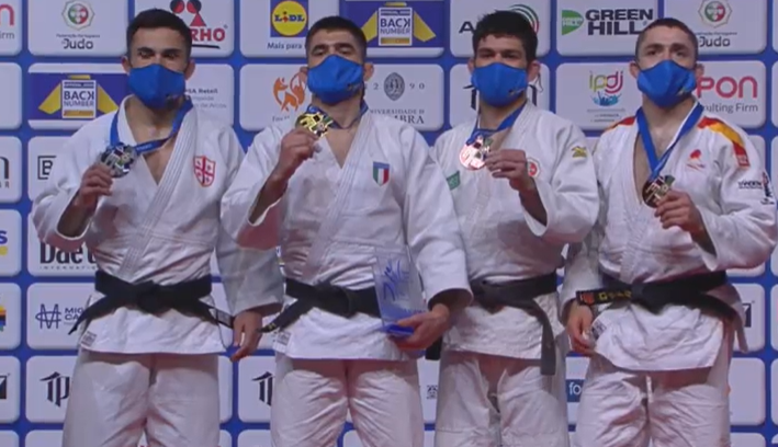 Europei di Lisbona, Manuel Lombardo show: oro nei -66 kg con 4 ippon. Odette Giuffrida argento nei -52 kg