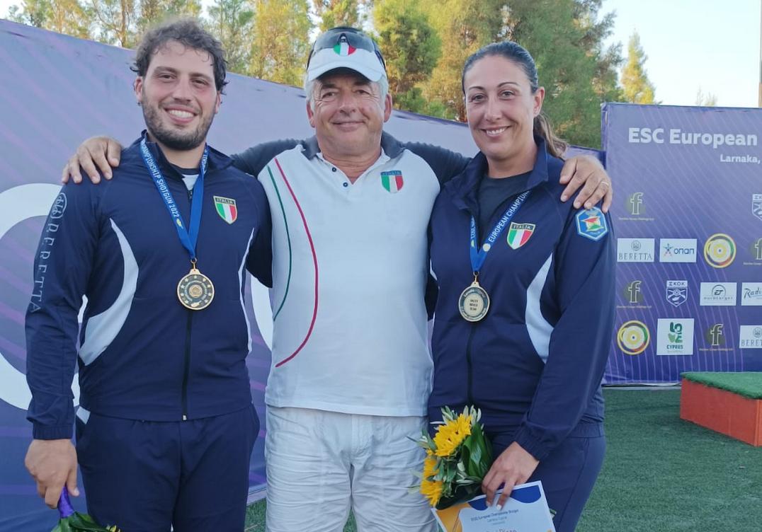 Campionati Europei: Argento per la coppia mista di skeet Bacosi - Cassandro