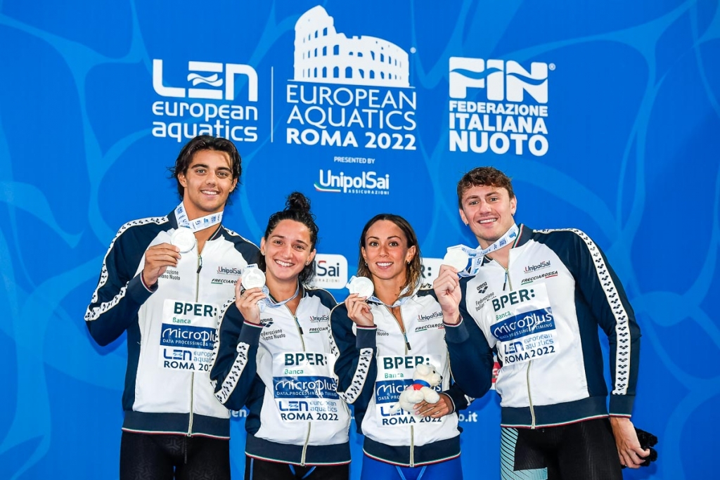 4x100 misti mista Europei Roma