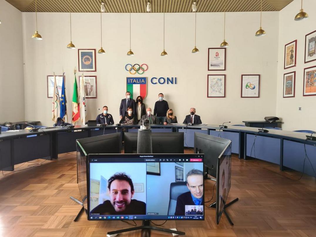 Tavolo di lavoro sulla doppia carriera con i rappresentanti dI CONI, CUSI e UNISPORT