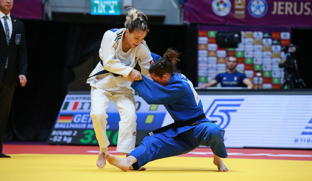 Grand Slam di Tel Aviv, terzo posto per Odette Giuffrida nella categoria -52 kg