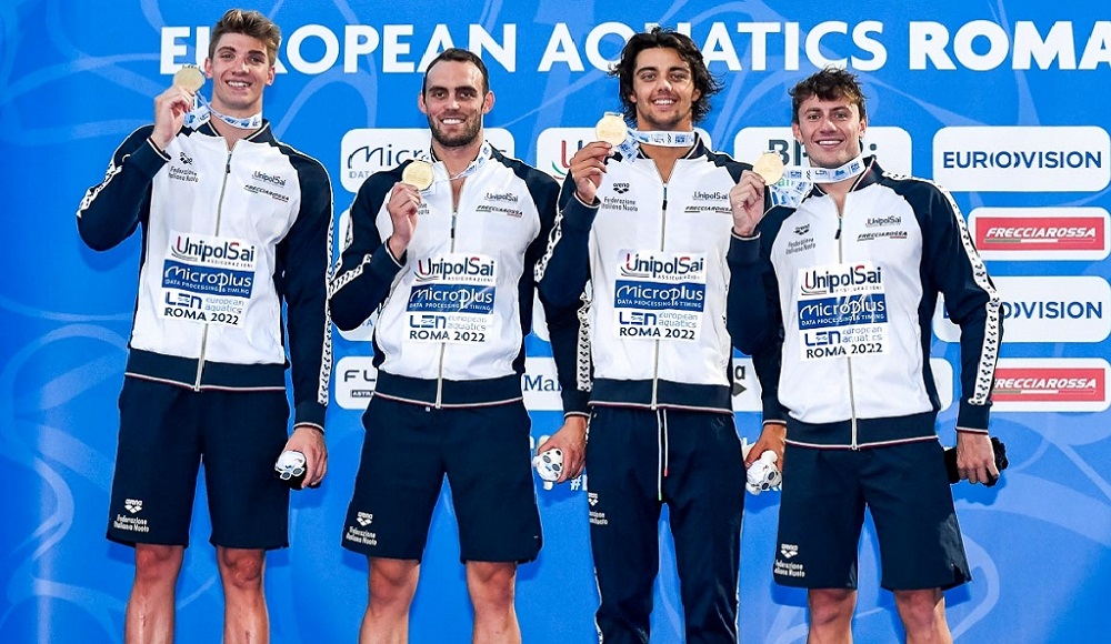 Italia 4x100 mista uomini nuoto