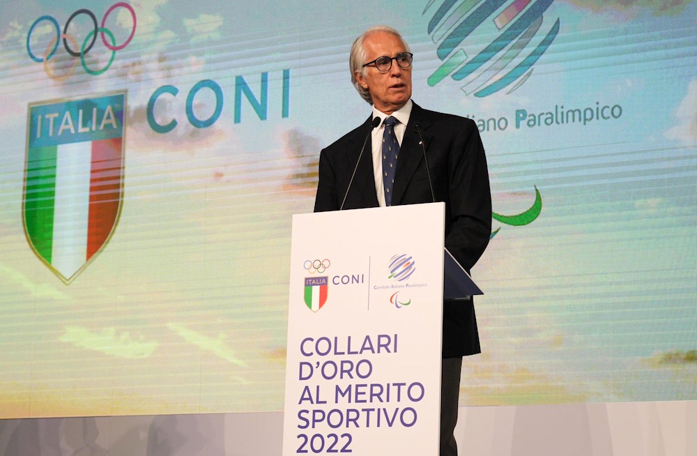 The 2022 Collari d'Oro are awarded in Rome. Malagò: a record-breaking year for Italian sport