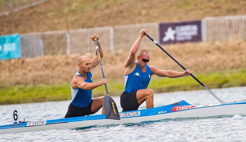 Prima medaglia azzurra nella canoa velocità: Craciun e Santini d’argento nel C2 1000 m