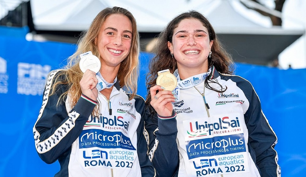 Europei Roma: doppietta Pilato-Angiolini nei 100 rana, Paltrinieri e Galossi oro e bronzo negli 800 sl