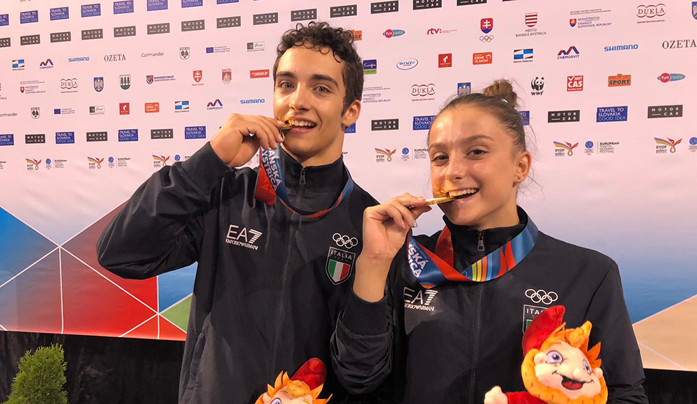 Ancora medaglie azzurre a Banská Bystrica: Villa e Grillo (ginnastica artistica), Dimaggio (nuoto) e Passafaro (nuoto) vincono l'oro. Podi anche da ciclismo, judo e atletica