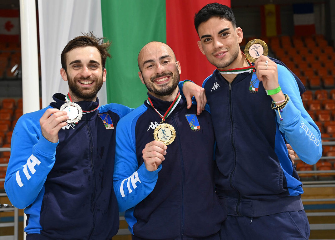 Straordinario fioretto azzurro a Plovdiv: podio di Coppa del Mondo tutto tricolore con Foconi, Garozzo e Marini