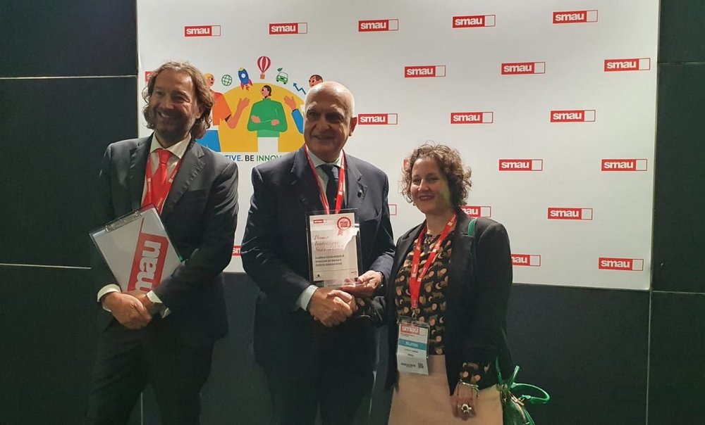 Il CONI sul podio dell'innovazione, l'Italia Team Tv premiata allo SMAU. Da domani live gli Assoluti di ginnastica