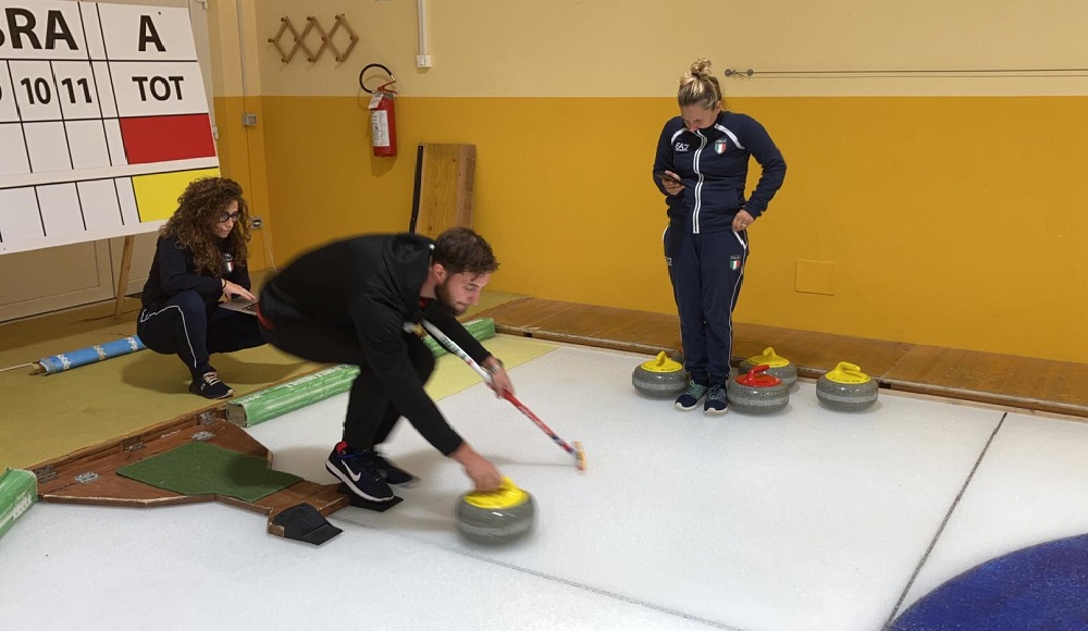 Fine settimana di test a Cembra per la Nazionale di curling