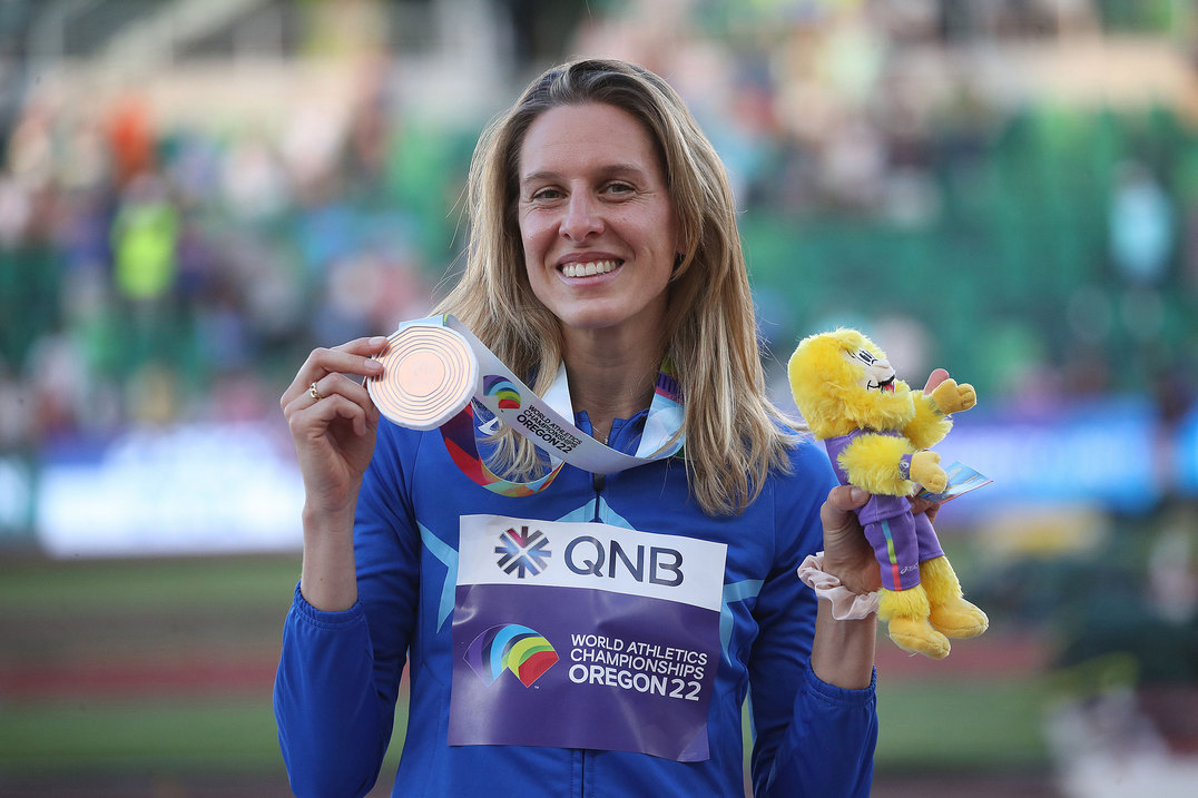 Campionati Mondiali: vola in alto Elena Vallortigara vince il bronzo undici anni dopo l’ultimo podio azzurro nella specialità