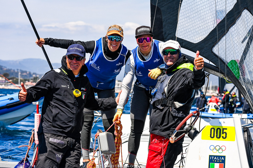 Settimana di regate olimpiche a Hyères: due barche azzurre sul podio