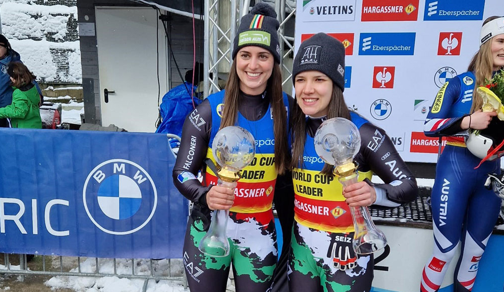 Coppa del Mondo: 11° podio stagionale per Voetter ed Oberhofer che alzano al cielo il trofeo di doppio a Winterberg