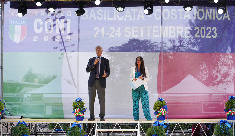 Inizia ufficialmente il Trofeo CONI in Basilicata, Malagò: “Il sogno olimpico parte da qui"