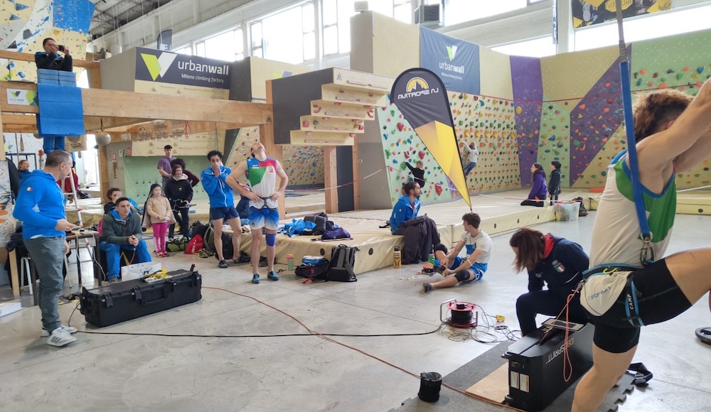 A Milano raduno e test per sette atleti di arrampicata sportiva