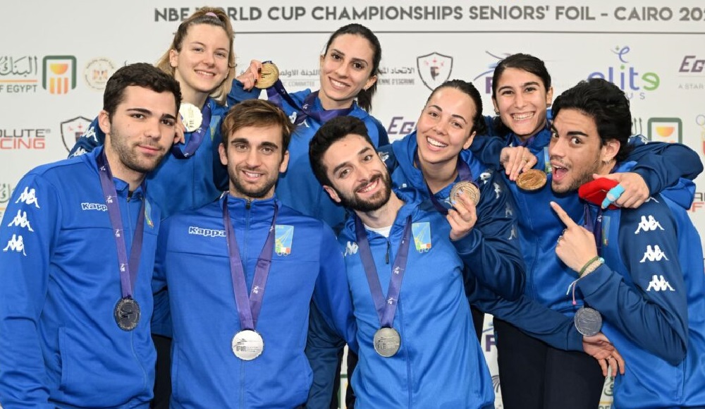 Coppa del Mondo: trionfo delle fiorettiste in Egitto, seconda la squadra maschile