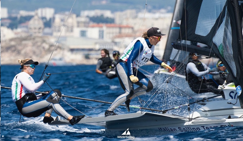 Europei: argento e carta olimpica per Germani-Bertuzzi nel 49erFX, Tita-Banti e Ugolini-Giubilei sul podio nel Nacra 17