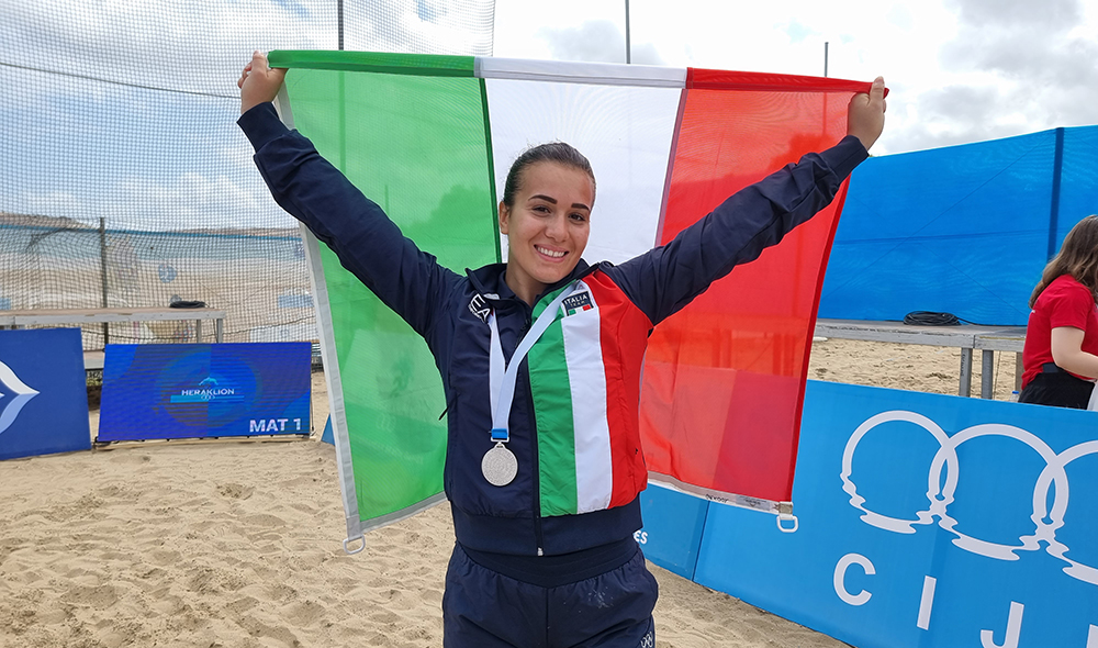 Heraklion 2023: argento per D'Onofrio nel Beach Kata e per la staffetta mista del Triathle